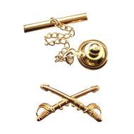 Crossed Sabers - Tie Tack